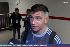 大马丁谈颠球：球弹得很高，人们喜欢这样，我知道斯卡洛尼不喜欢